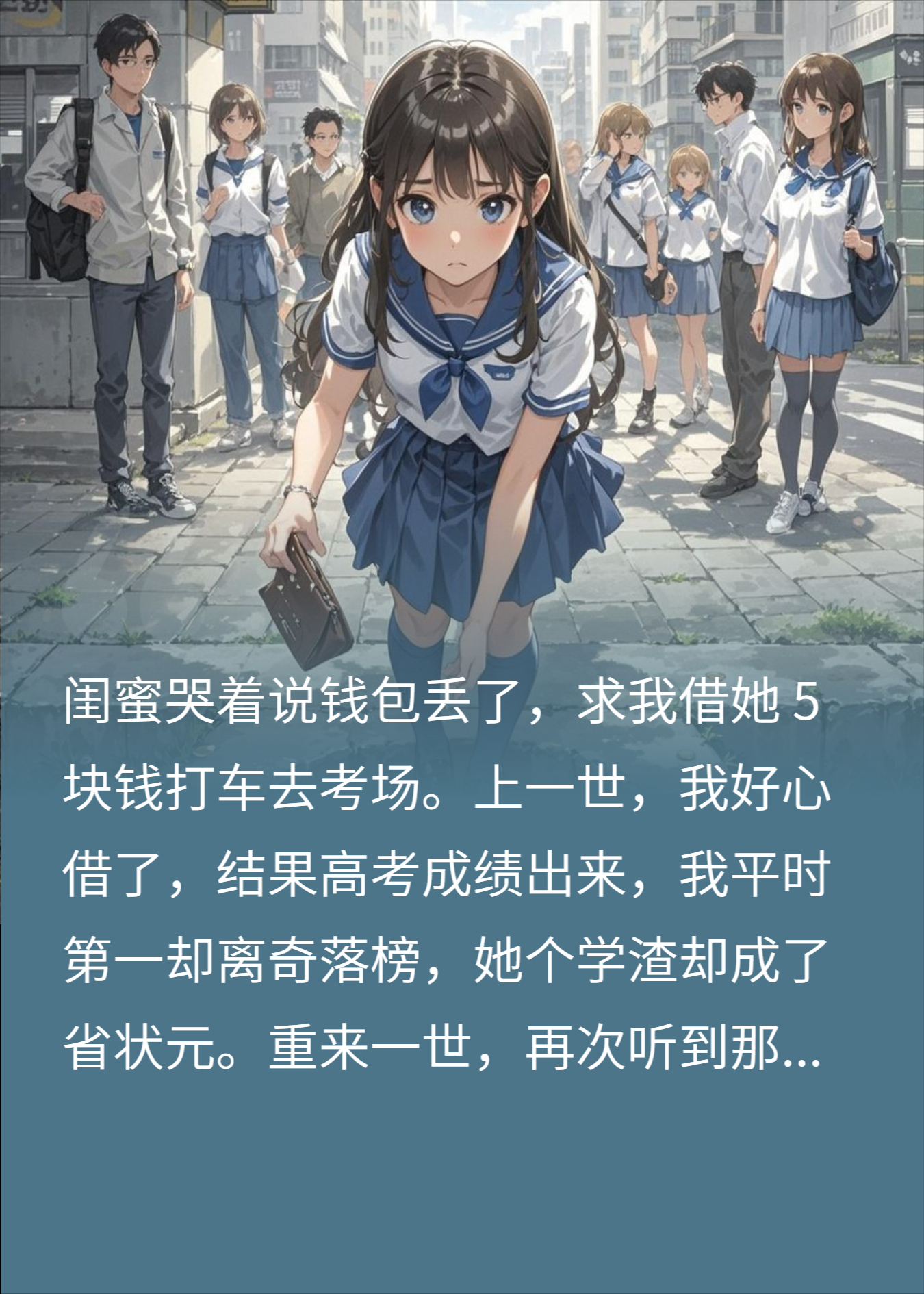 高考借钱偷我人生？我反手直接扔下水道，她懵了！