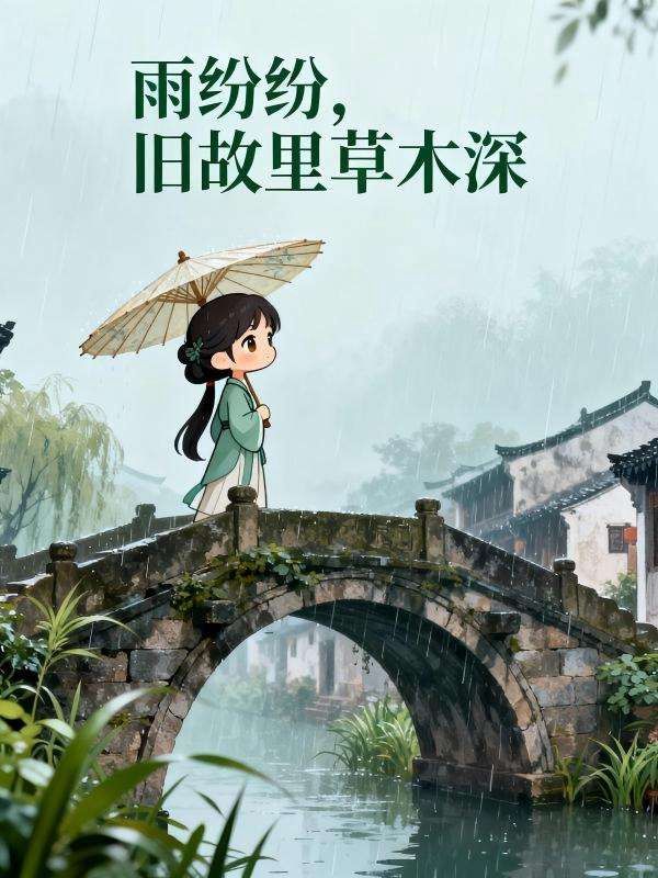 雨纷纷，旧故里草木深