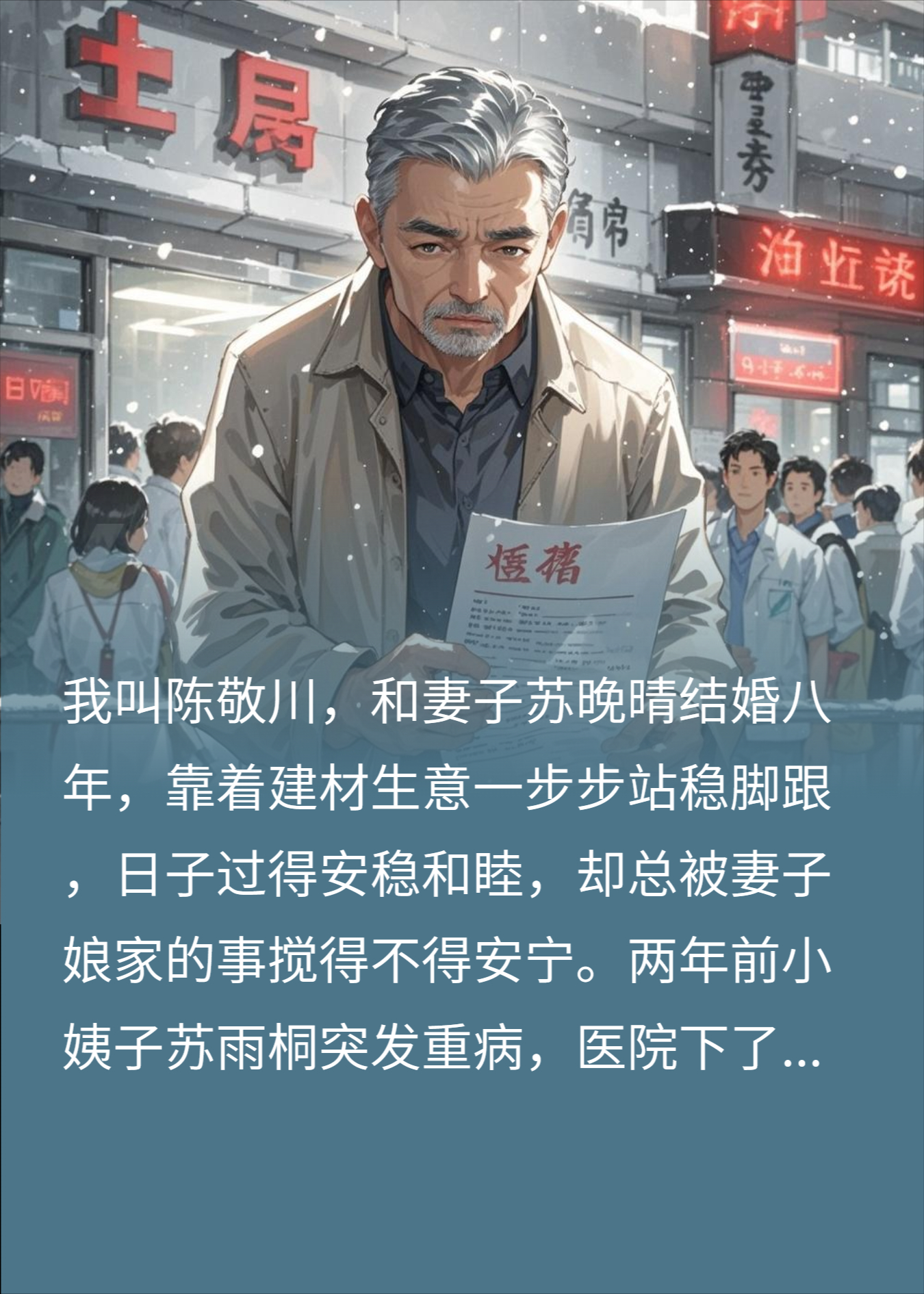 小姨子病危我垫付50万救命，出院后不还钱，不久又病危