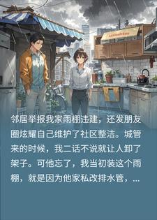 邻居举报我雨棚违建？我反手告他私改排水管，他破防了