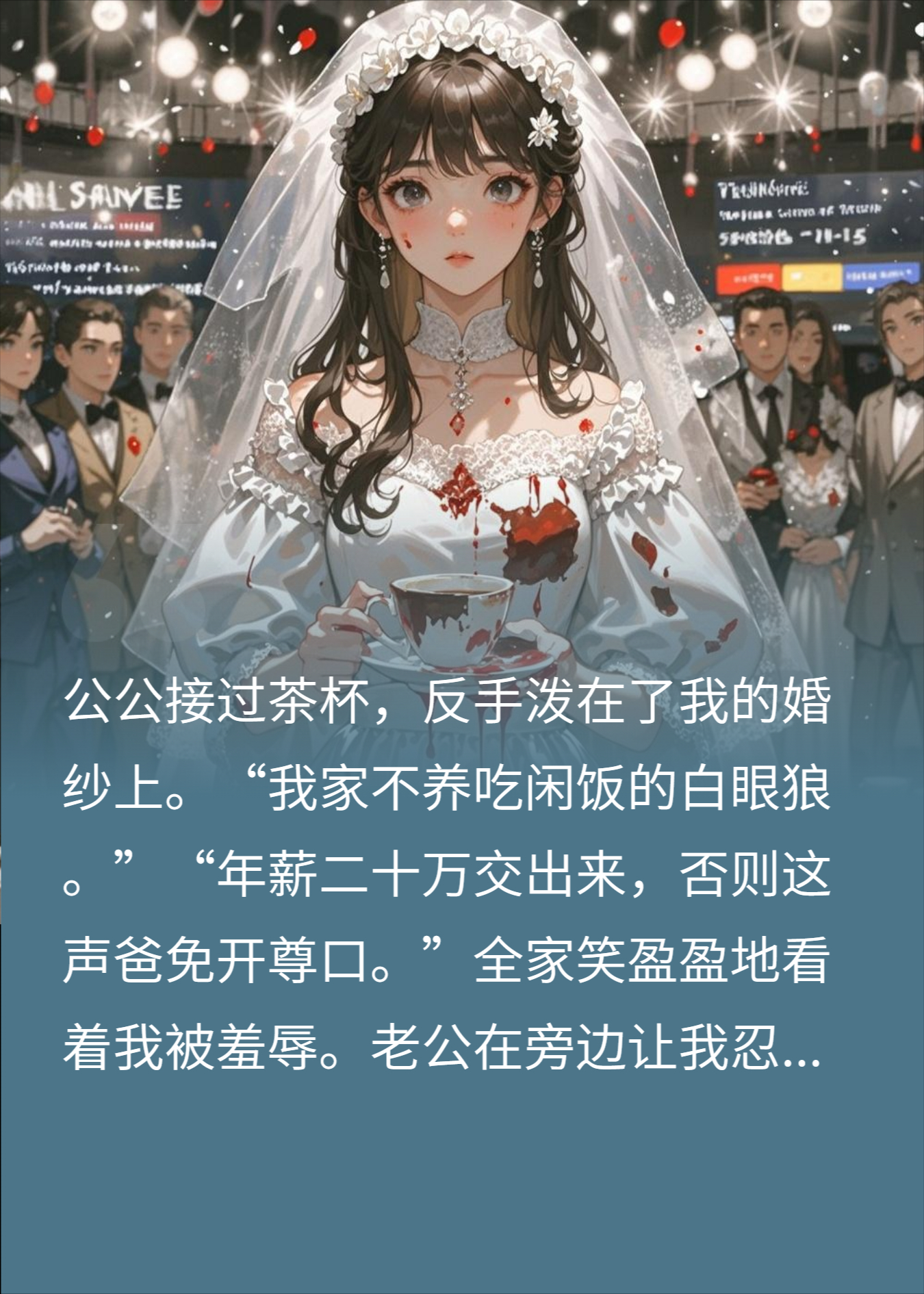 婚礼被公公泼茶立规矩，我宣布三件事，婆急人全傻眼
