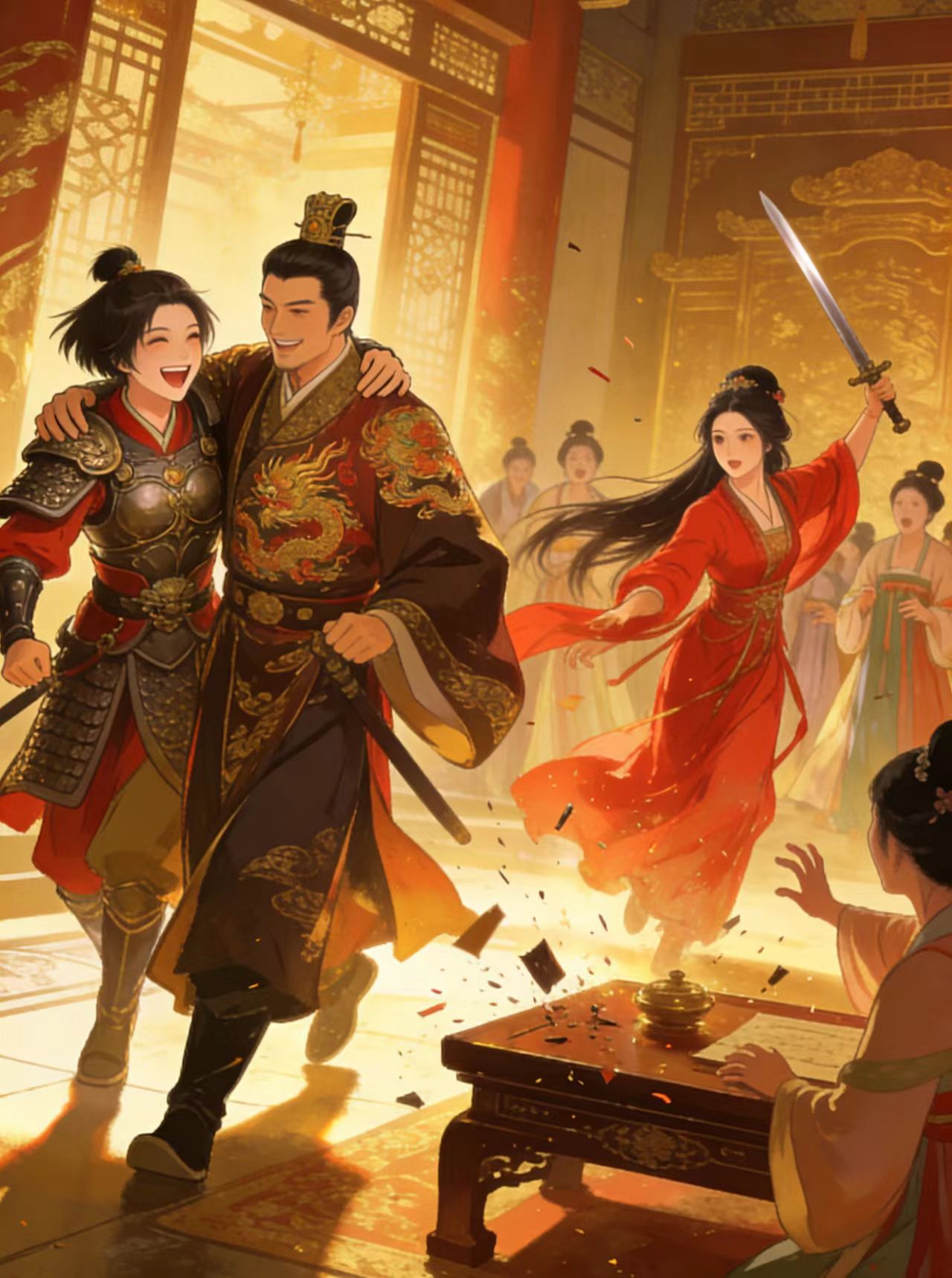 汉子茶女将军和皇弟称兄道弟，长公主回宫杀疯了