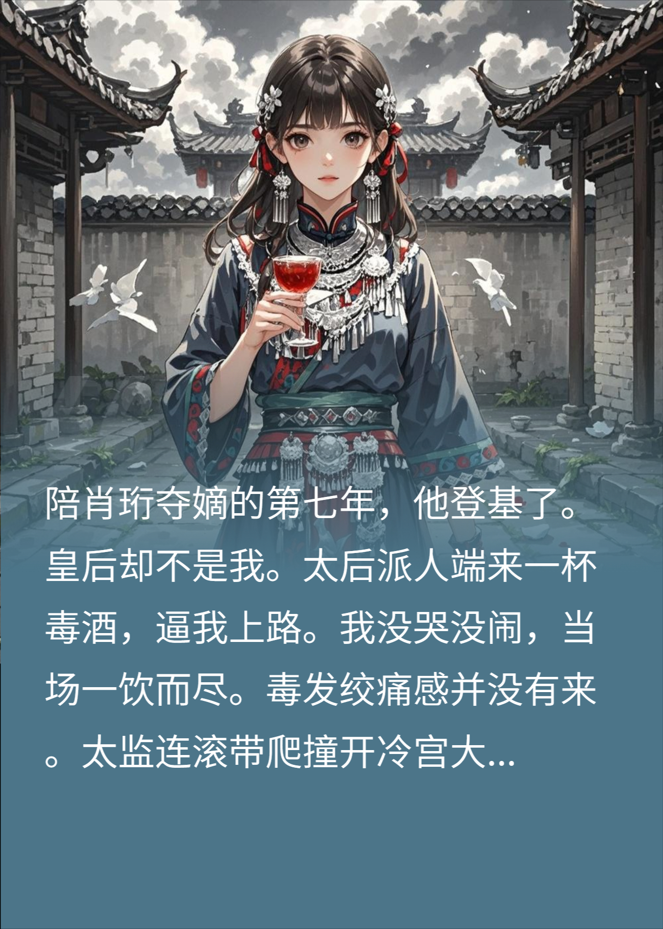 太后逼喝毒酒，我一饮而尽，同命蛊让皇帝当场吐血