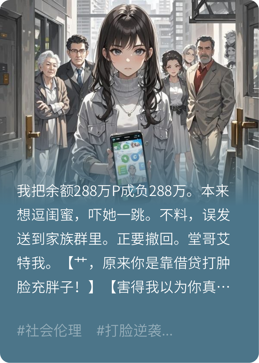 不小心把余额发到家族群里，所有人都原形毕露了