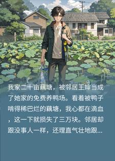 100只鸭子放我藕塘？我天天喂营养大餐后，恶邻慌了