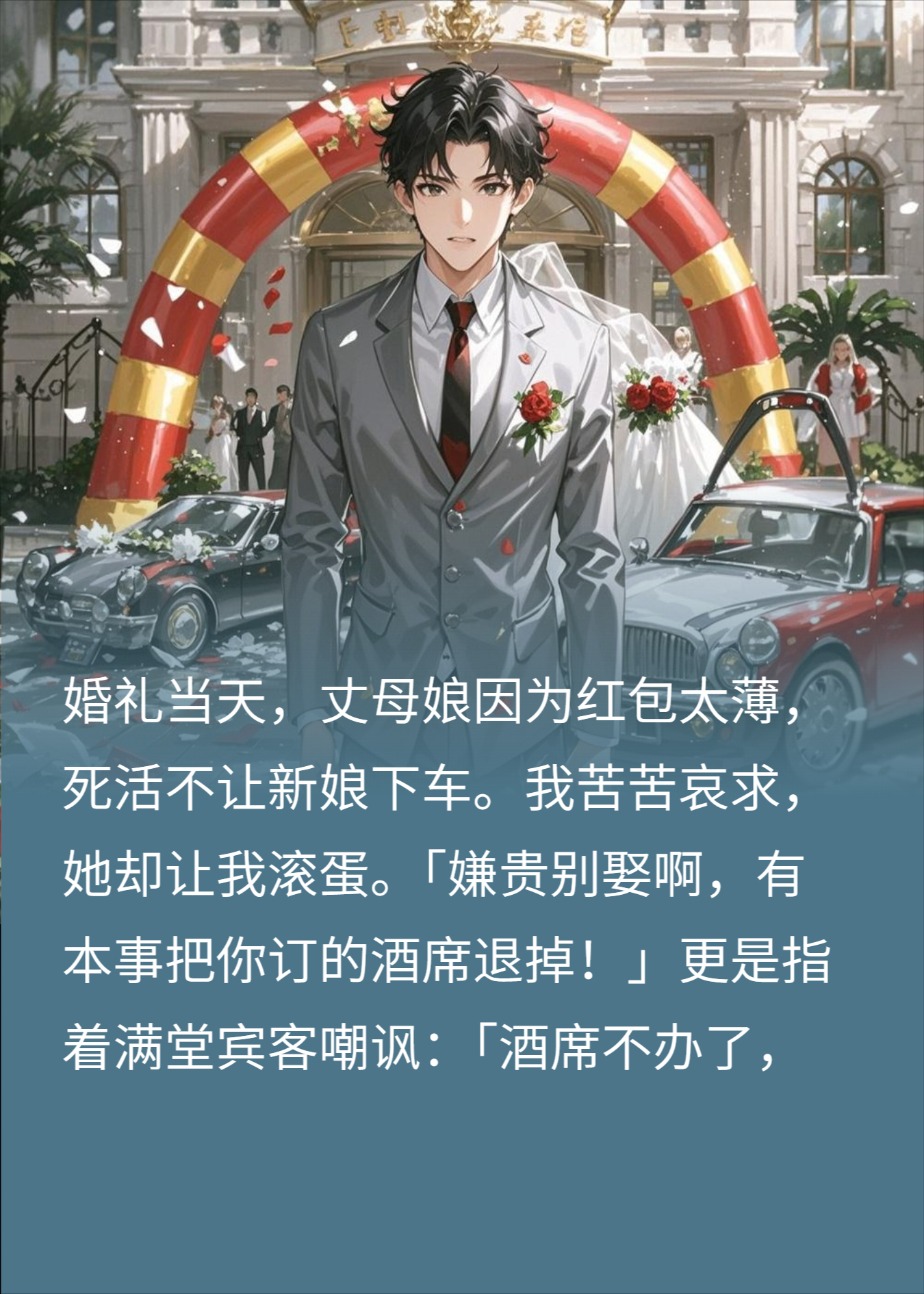 结婚当天丈母娘追加一万下车礼，我转身换了新娘