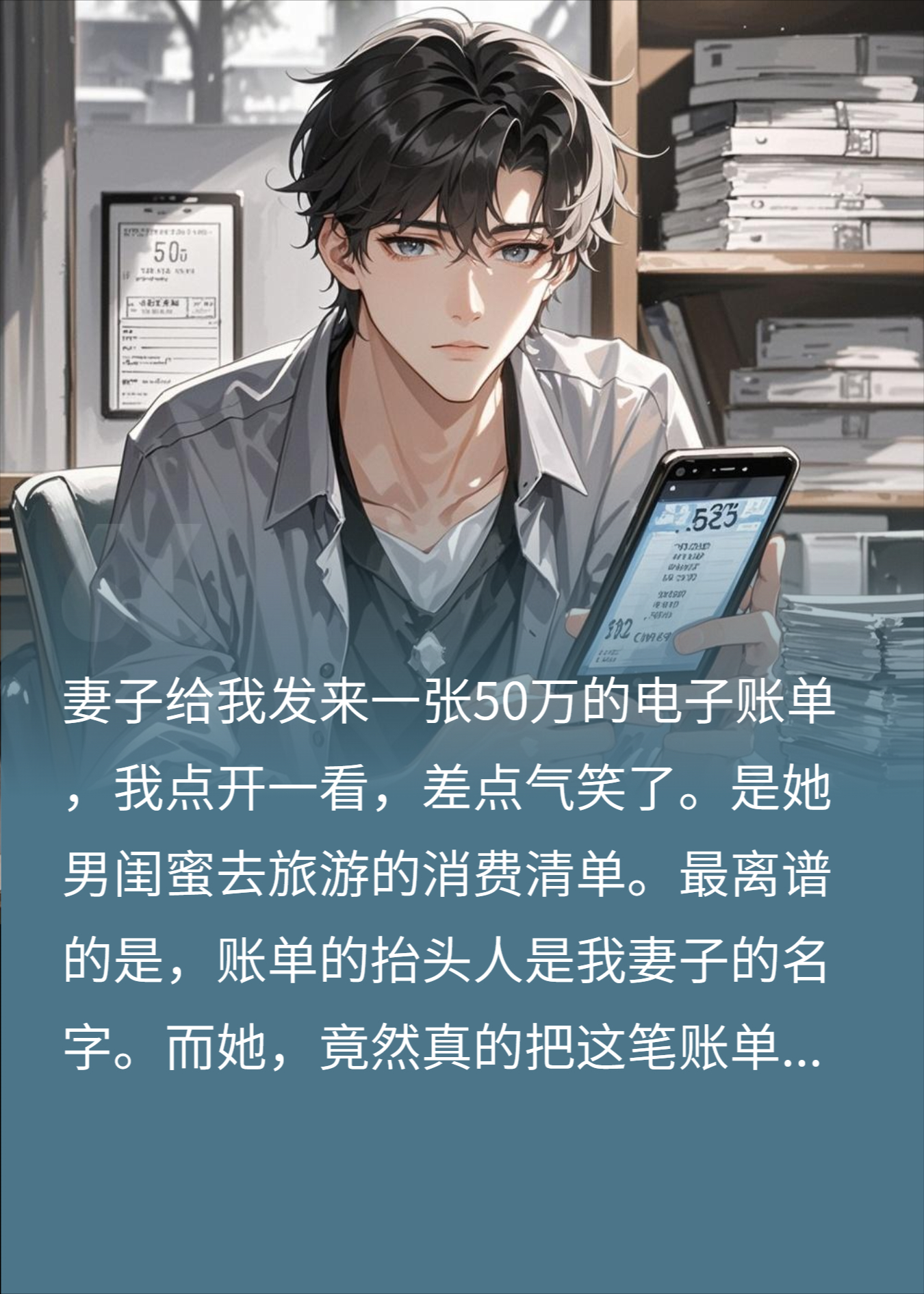妻子男闺蜜旅游50万让我报销？我转发给岳母，妻子吓疯