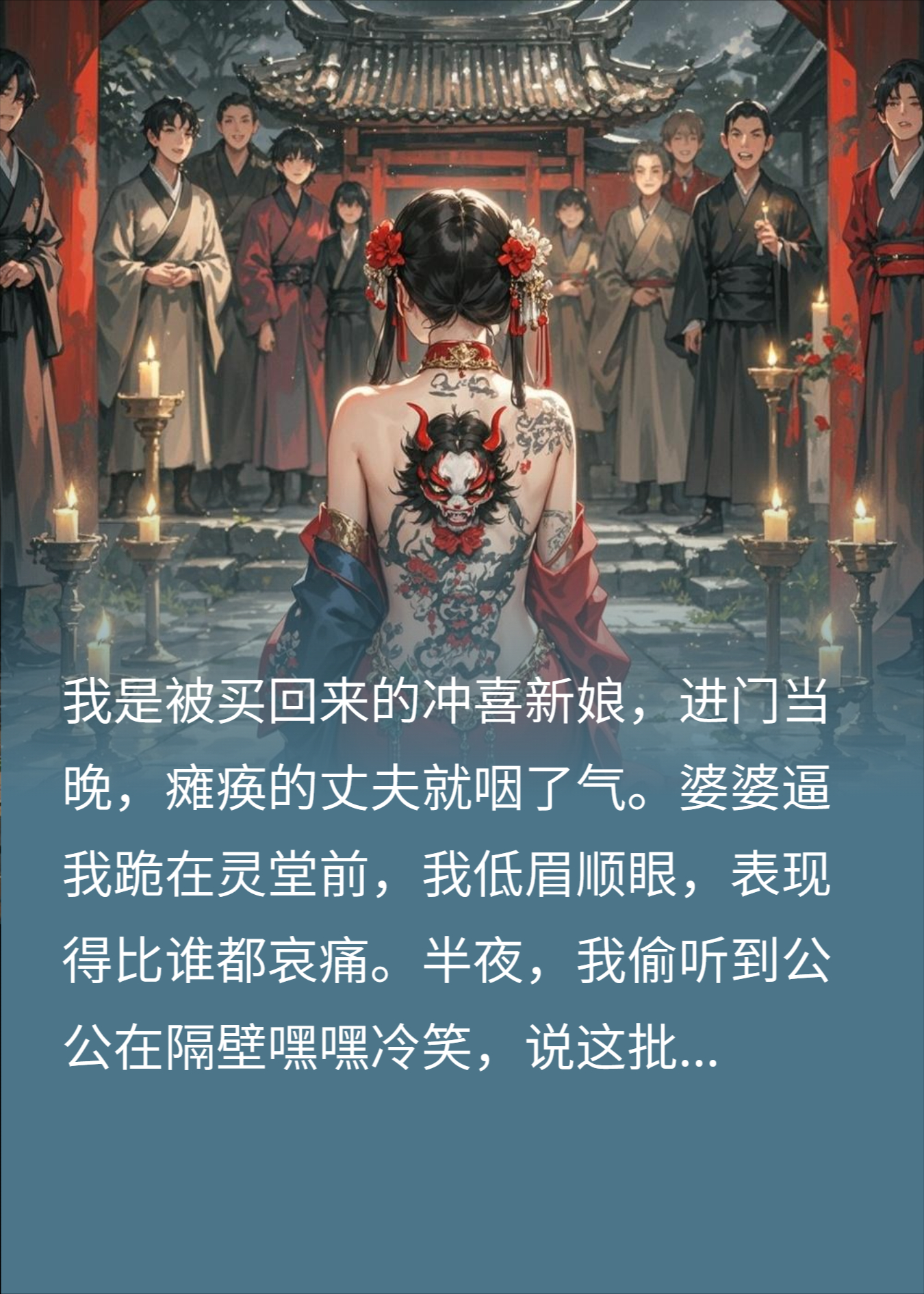 公公要把我二次变卖，殊不知我在画里，养了全村十年