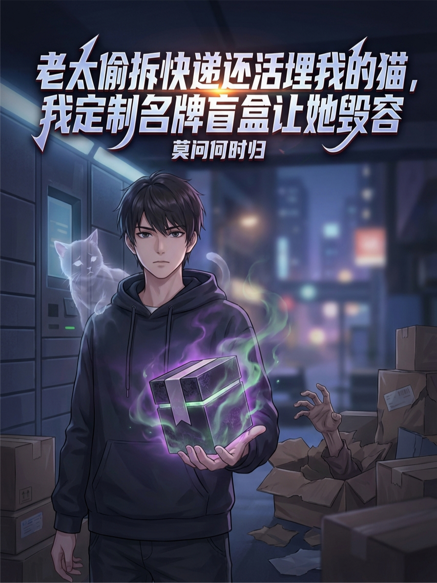 老太偷拆快递还活埋我的猫，我定制名牌盲盒让她毁容