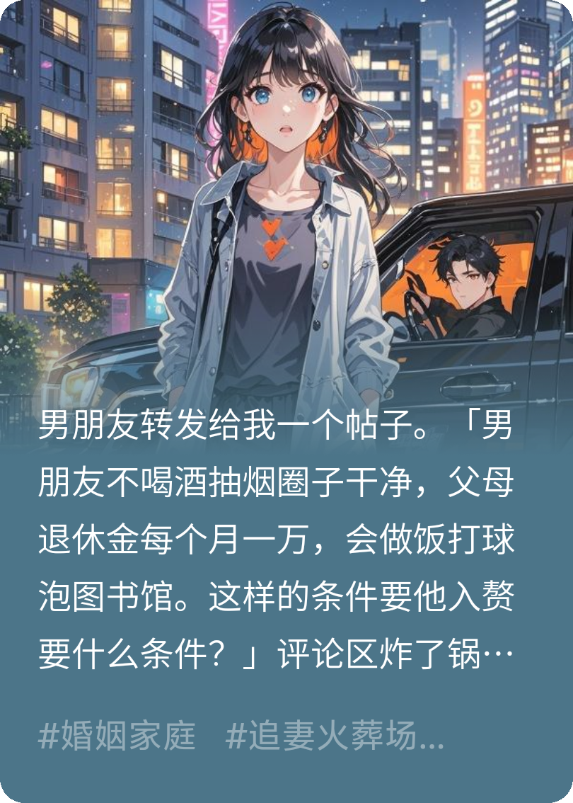 男朋友开出入赘条件后我转身和竹马订婚了