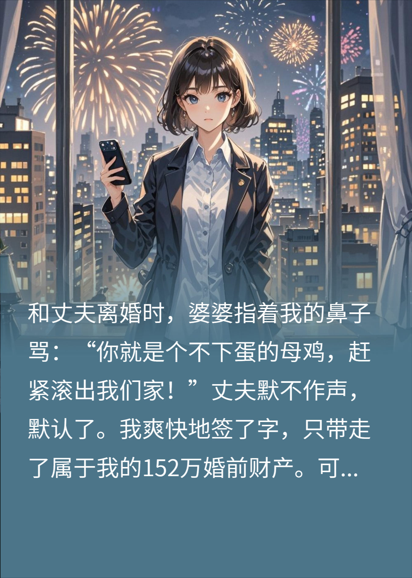 被骂不下蛋母鸡？我带走152万，除夕一通电话全家慌了