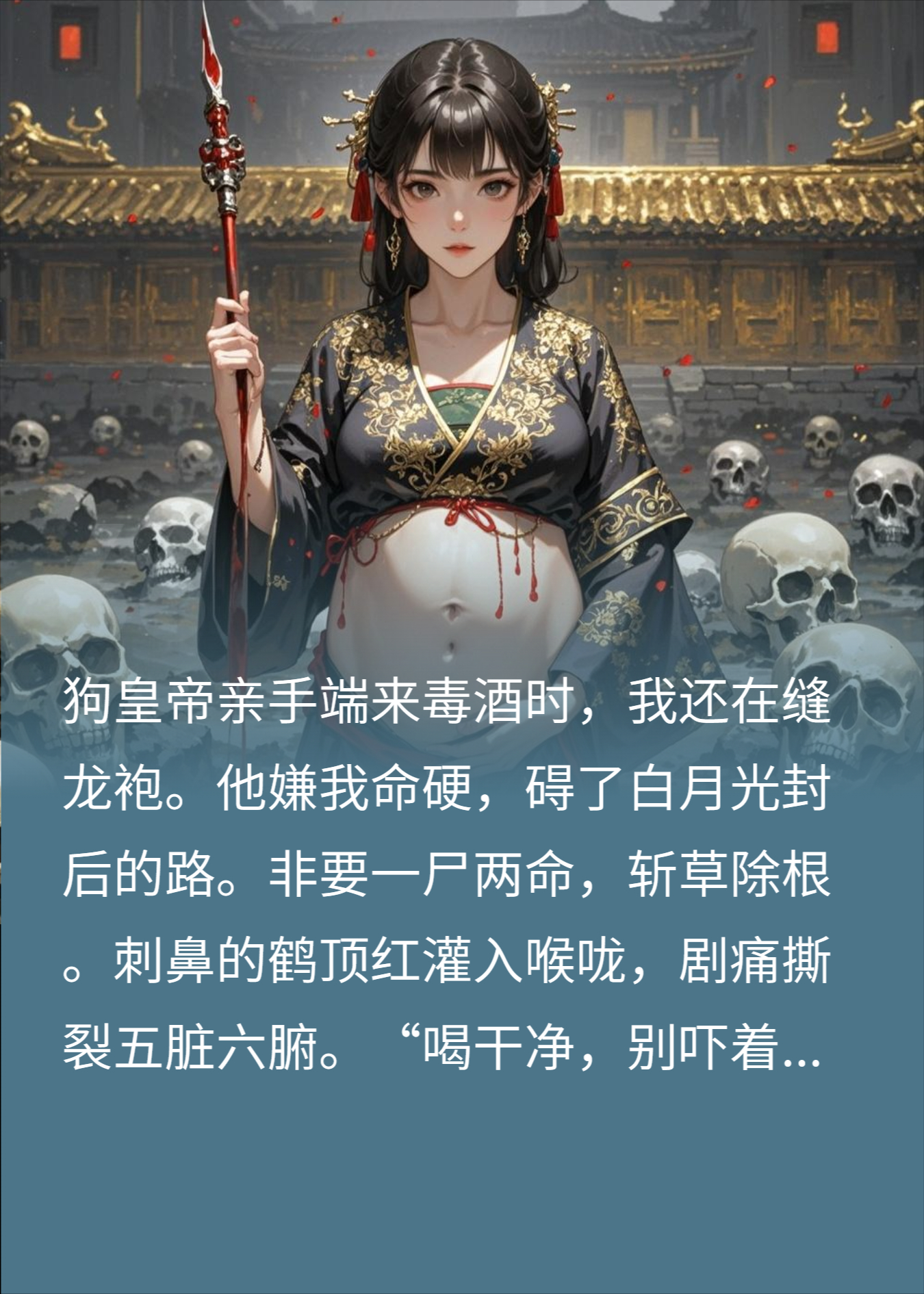 毒酒入喉后，未出世的儿子带我大开杀戒，掀翻了这江山