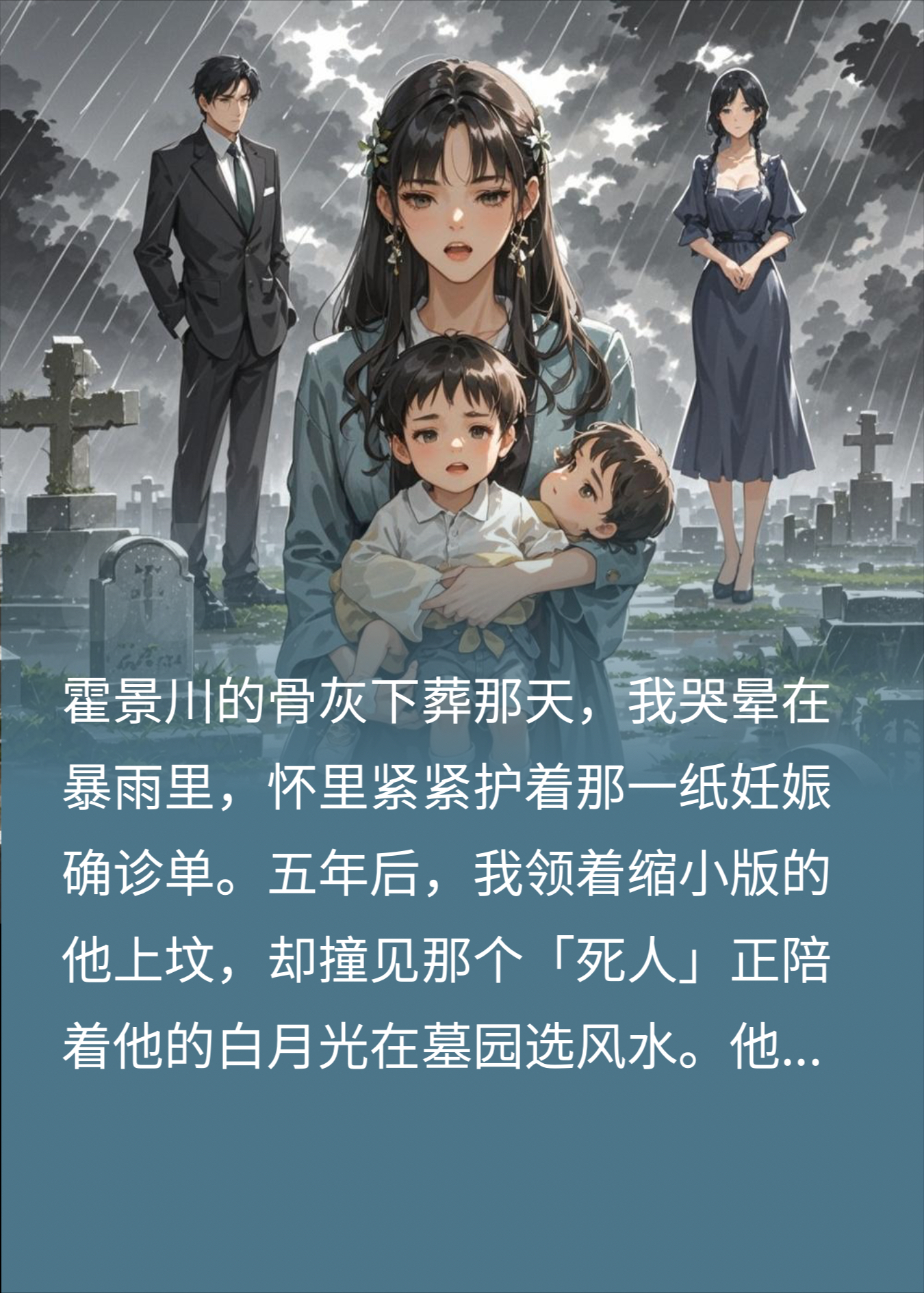 给亡夫上坟，他竟骂亲生儿子是野种