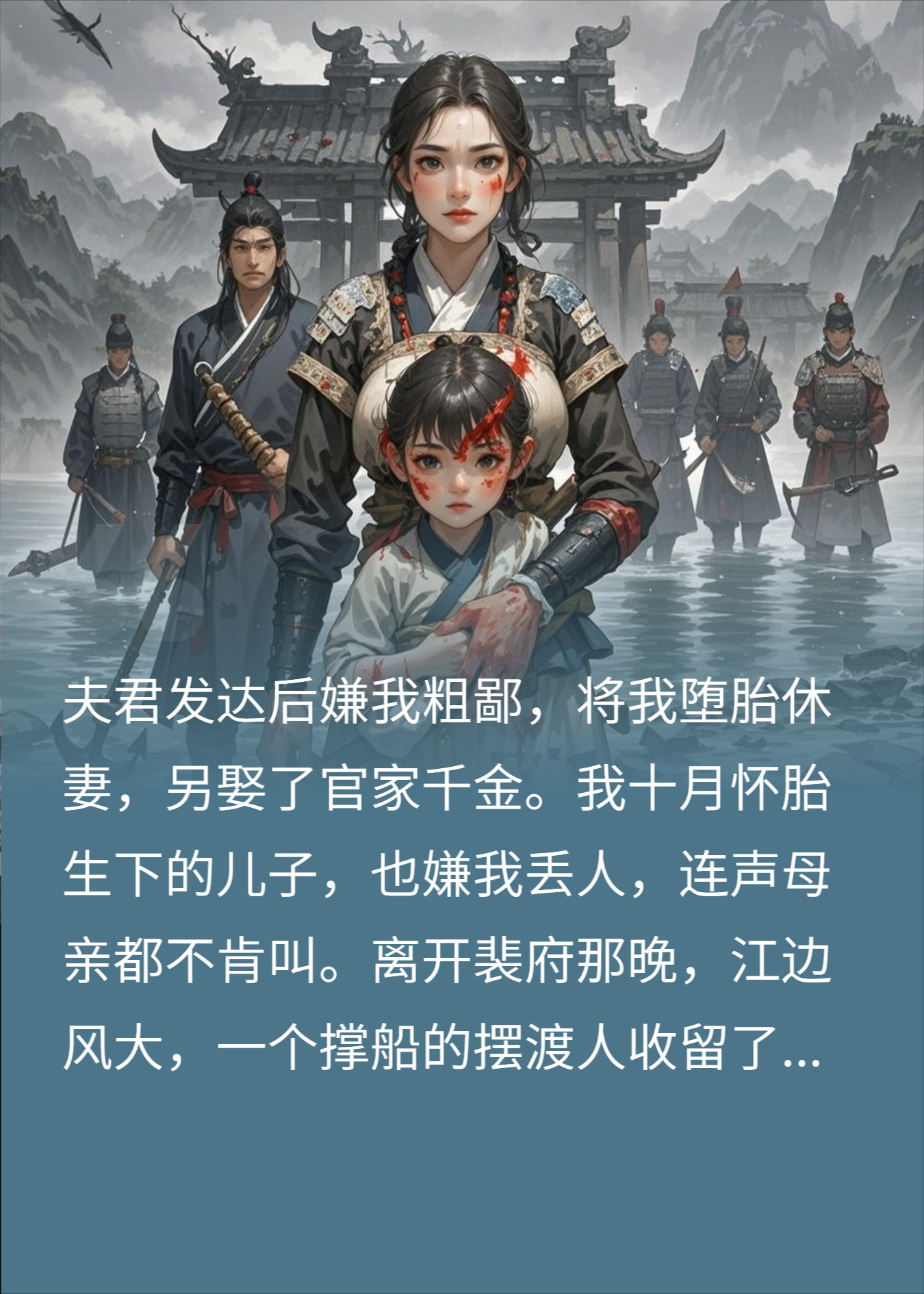 嫌我粗鄙认后娘？父子流放哭求我回头