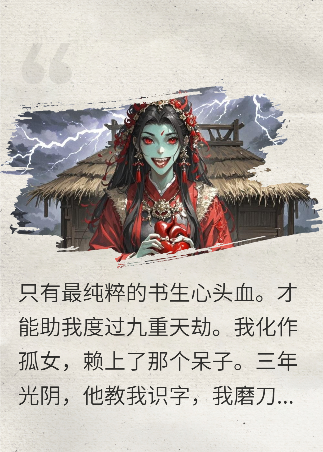 书生教我3年识字，我掏心生吞，真当老娘会感恩？