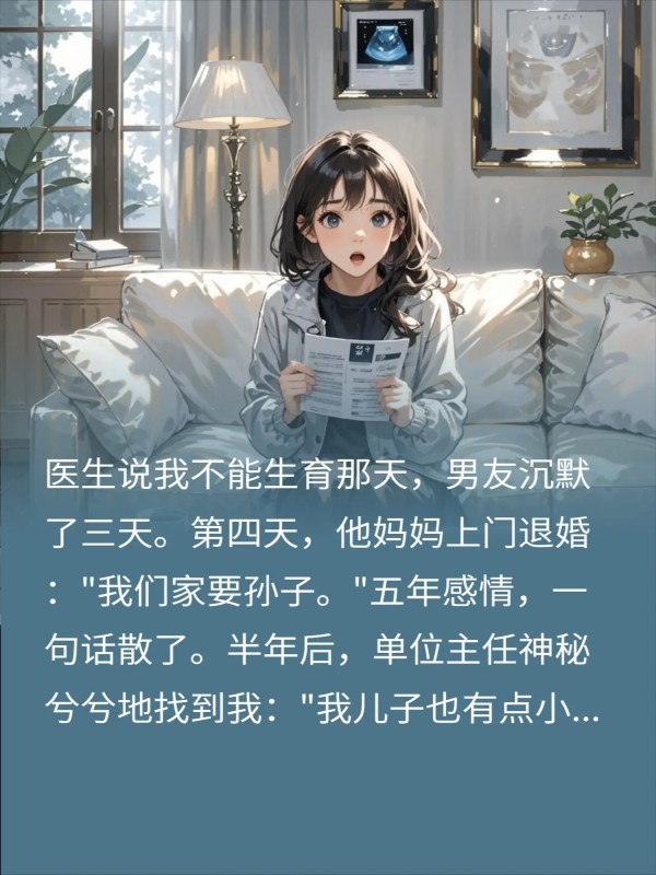 接盘绝嗣主任儿，新婚孕检双胞胎