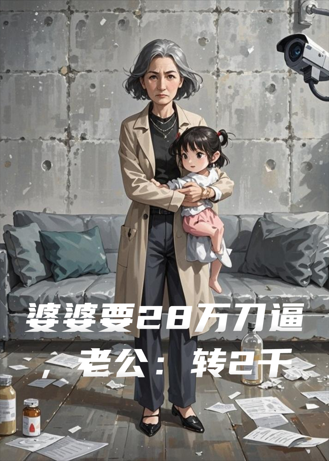 婆婆要28万刀逼，老公：转2千8，她气疯