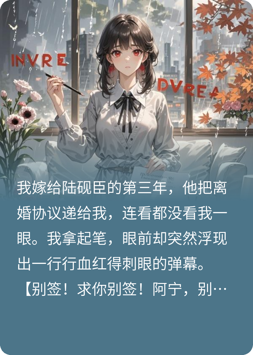 离婚前夜，我看见了未来的弹幕