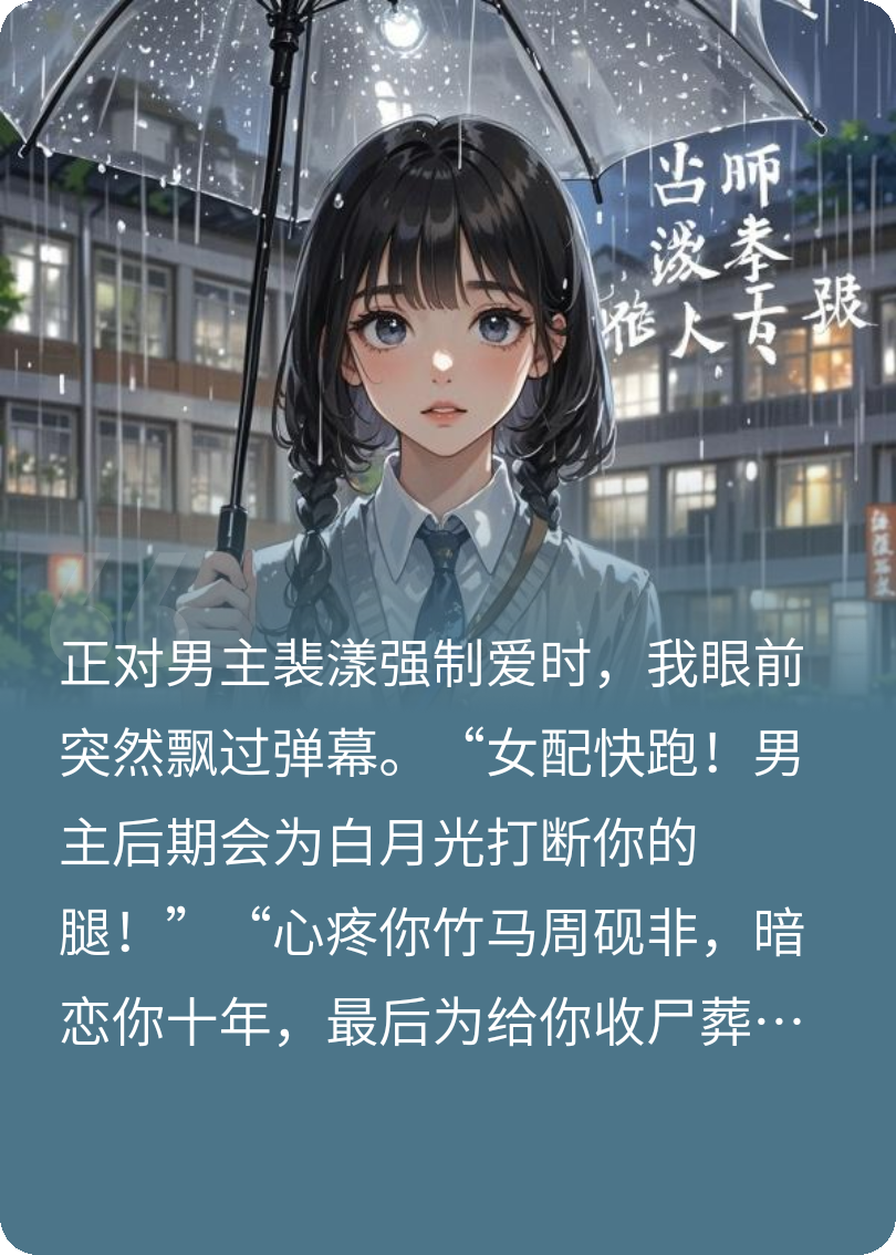 弹幕说竹马爱我，得知真相后它疯了