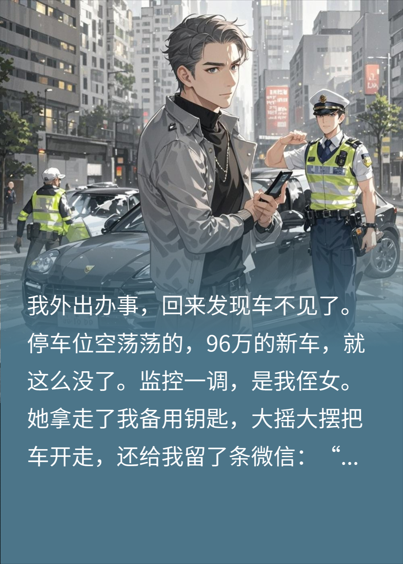 96万新车被偷，我报警抓侄女，六亲不认