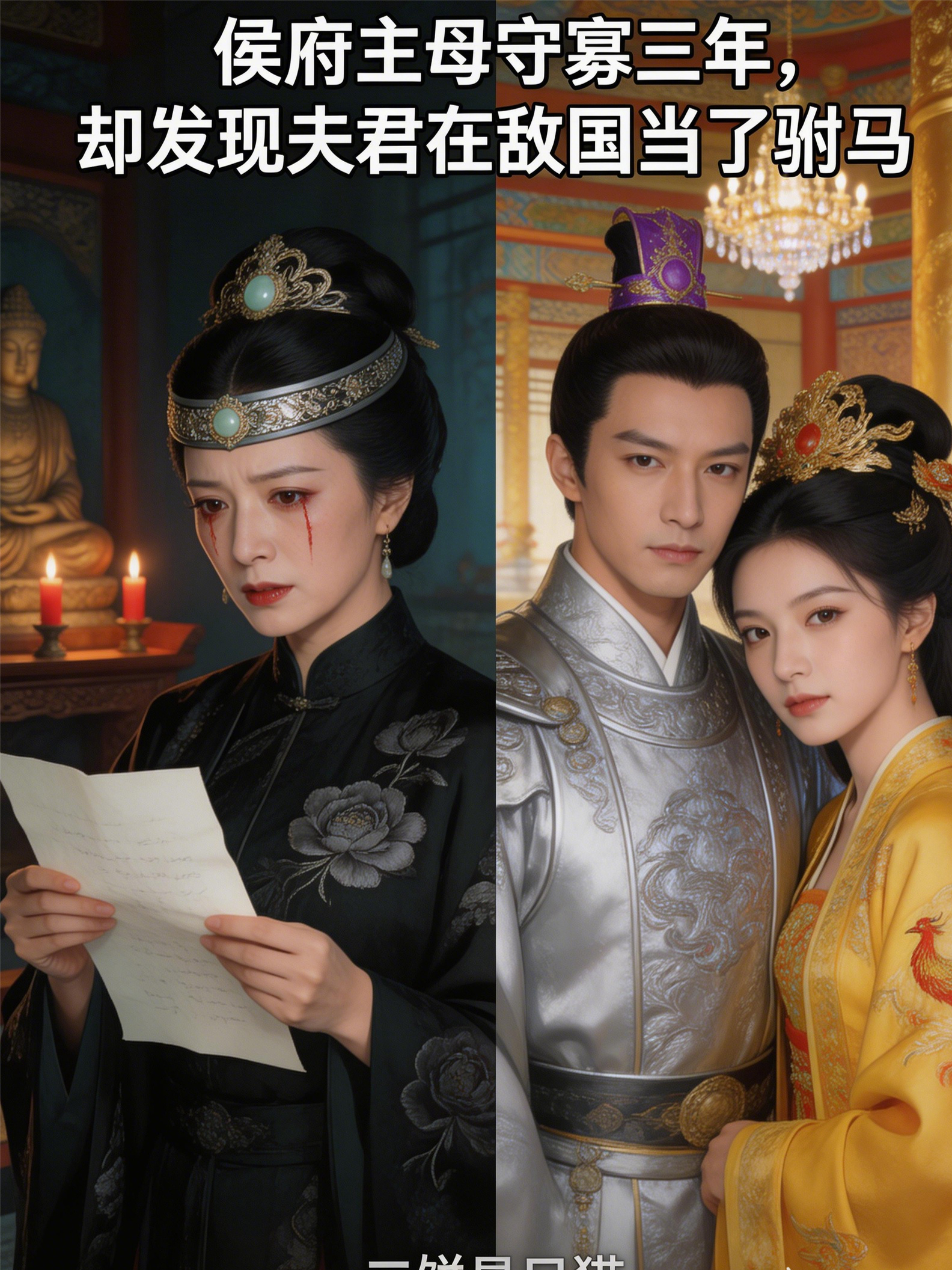 侯府主母守寡三年，却发现夫君在敌国当了驸马