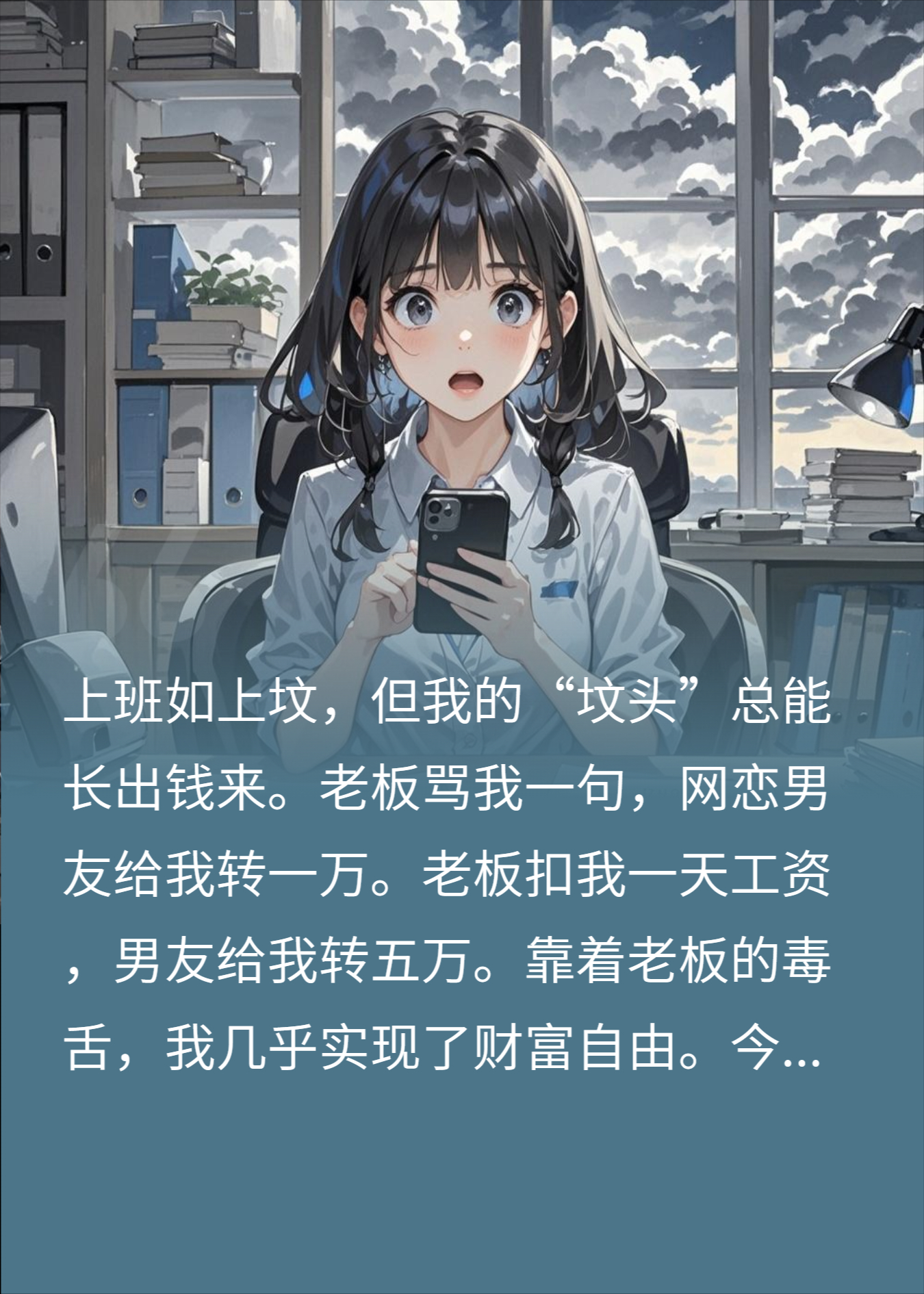 靠老板骂我暴富，吐槽想捅他：下秒身份直接炸穿！