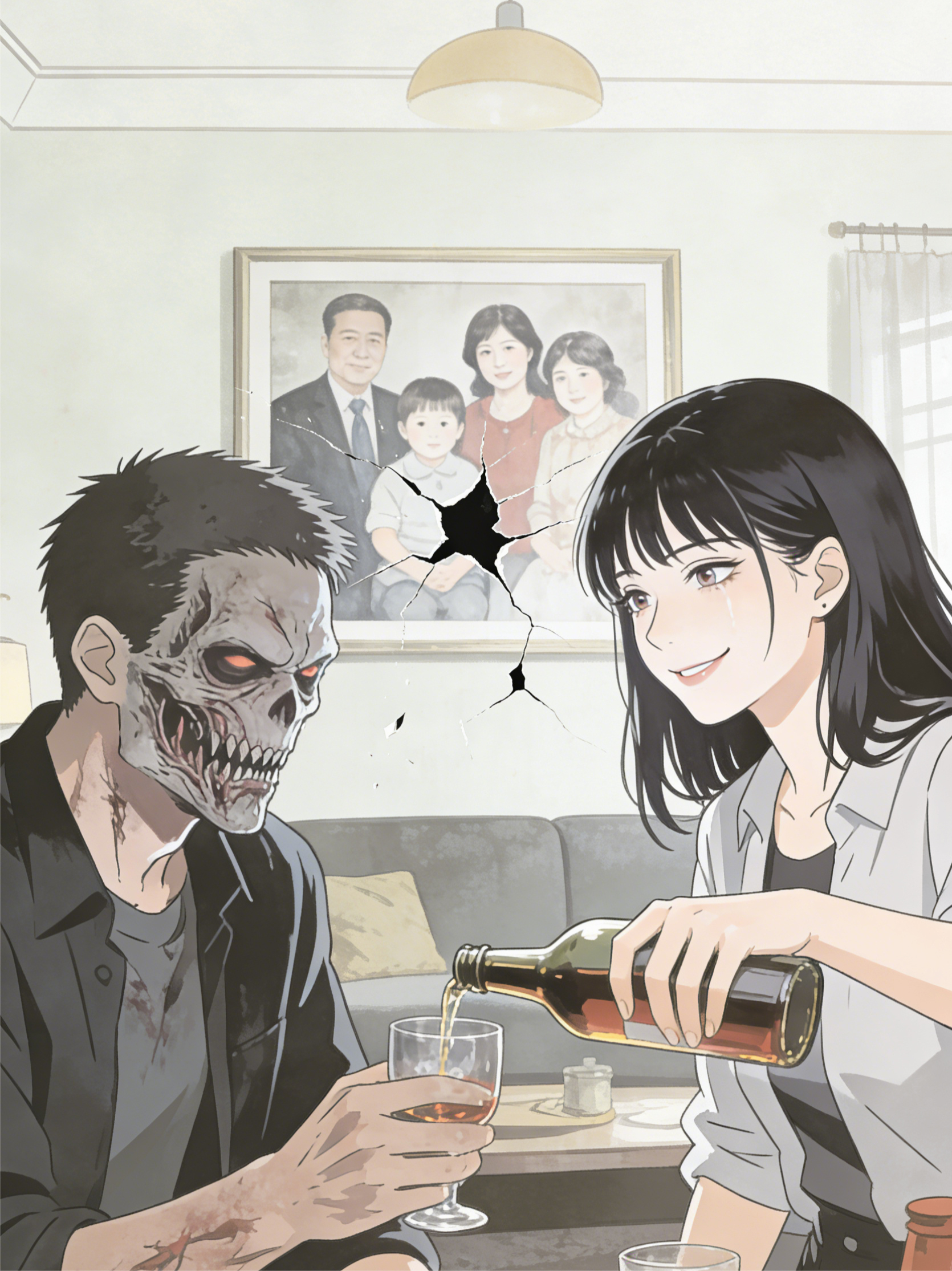 被全家摔死后，我微笑着给变态妹夫倒了杯酒