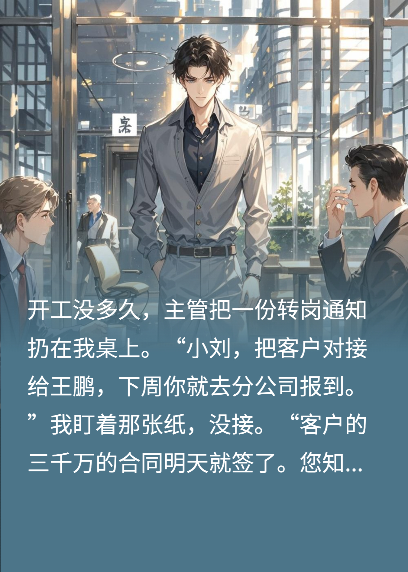 把订单给老板表弟后，他们都慌了